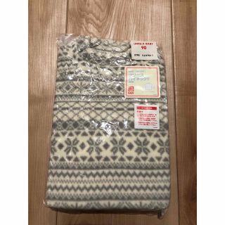 ユニクロ(UNIQLO)のユニクロ　フリースハイネック　長袖　90(Tシャツ/カットソー)