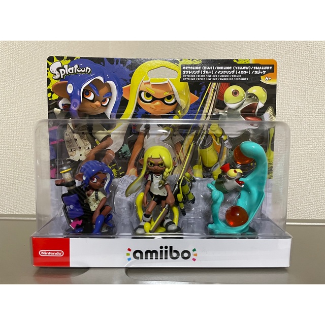 Nintendo Switch(ニンテンドースイッチ)のスプラトゥーン3  amiibo3体セット　最終値下げしました‼️ エンタメ/ホビーのおもちゃ/ぬいぐるみ(キャラクターグッズ)の商品写真