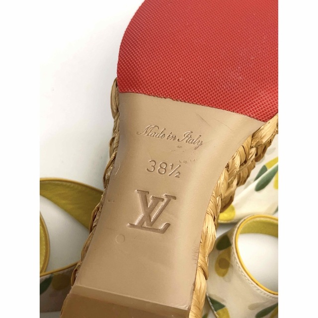 LOUIS VUITTON(ルイヴィトン)のX178 美品 ルイヴィトン サンダル ミュール サイズ38 1/2 レディースの靴/シューズ(サンダル)の商品写真