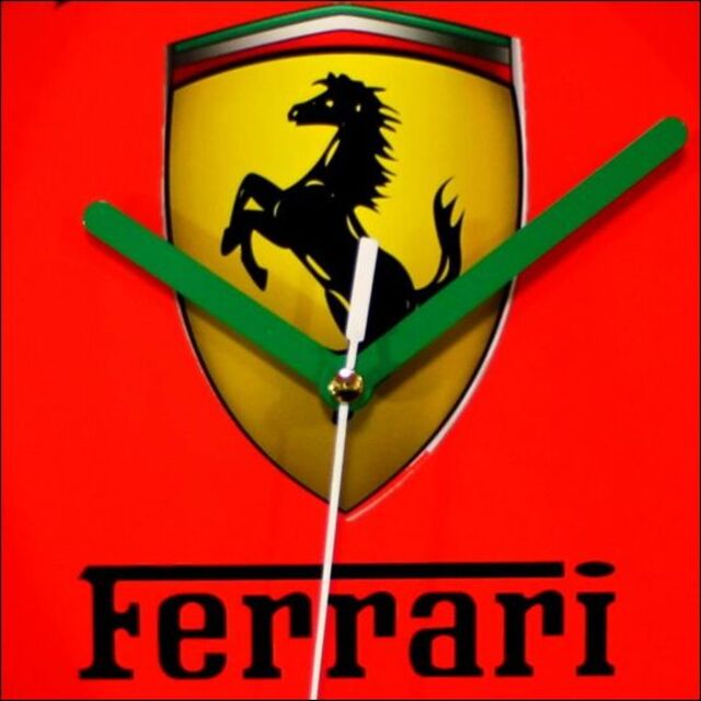 F2 フェラーリ Ferrari イタリアンレッド イタ車好き トリコローレ 掛