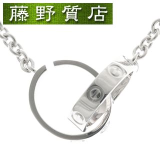 カルティエ(Cartier)の（美品）カルティエ CARTIER ベビーラブ ネックレス LOVE K18 WG ホワイトゴールド ビス B7212500 8917(ネックレス)