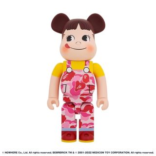 ベアブリック(BE@RBRICK)のBE@RBRICK BAPE  ペコちゃん1000% ピンク　ベアブリック(その他)