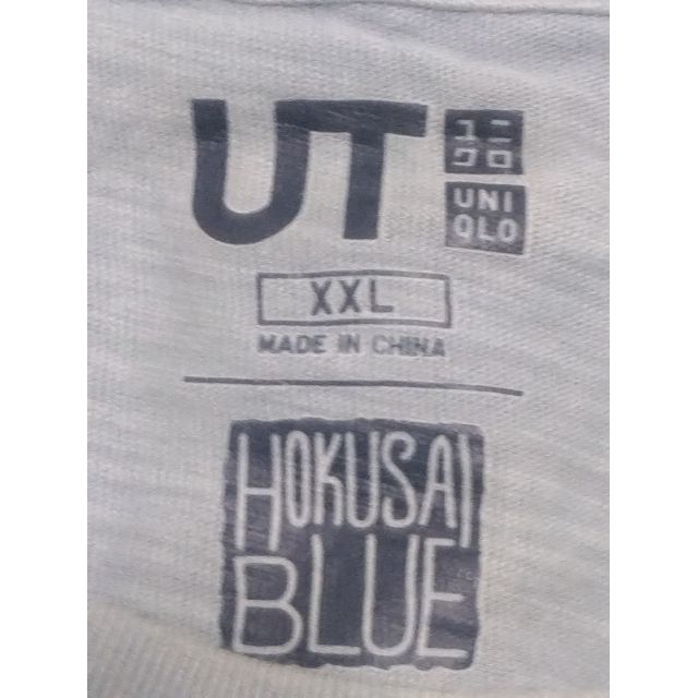 UNIQLO(ユニクロ)のMEN(メンズ)グラフィックＴ北斎ブルー　ユニクロ メンズのトップス(Tシャツ/カットソー(半袖/袖なし))の商品写真