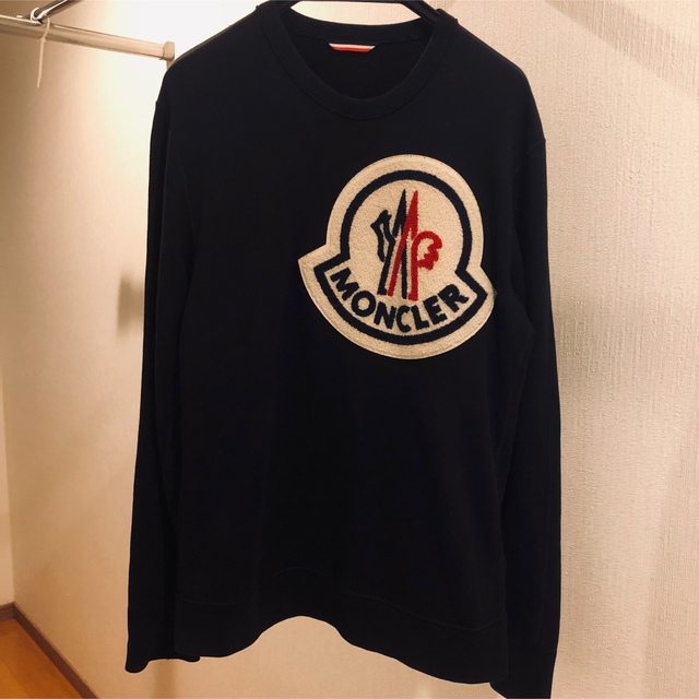 安心の実績 高価 買取 強化中 MONCLER スウェット ワッペン 古着