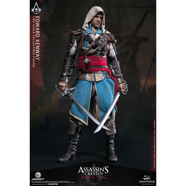 DAMTOYS 1/6 アサシンクリード ブラックフラッグ エドワードの DAMTOYS 1/6 アサシンクリード ブラックフラッグ エドワードの