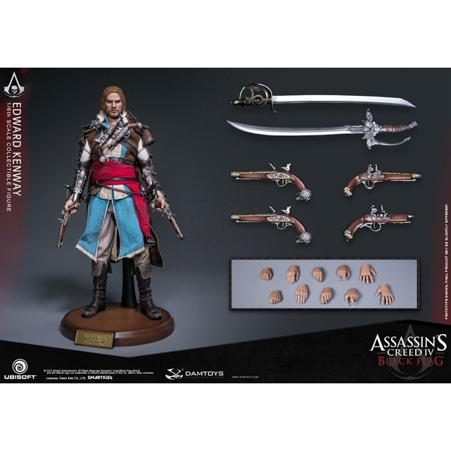 DAMTOYS 1/6 アサシンクリード ブラックフラッグ エドワードの DAMTOYS 1/6 アサシンクリード ブラックフラッグ エドワードの