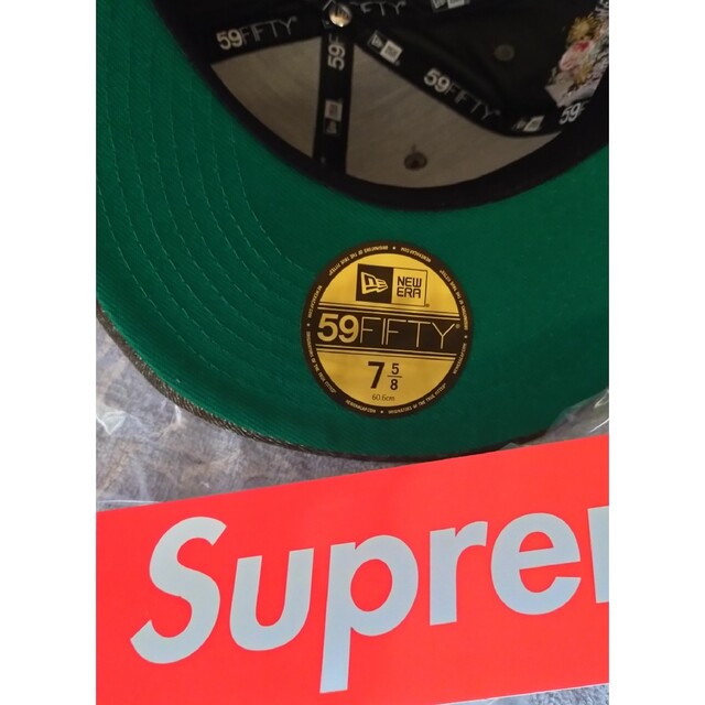 Supreme(シュプリーム)の新品 Supreme Velour Box Logo New Era ベロア メンズの帽子(キャップ)の商品写真