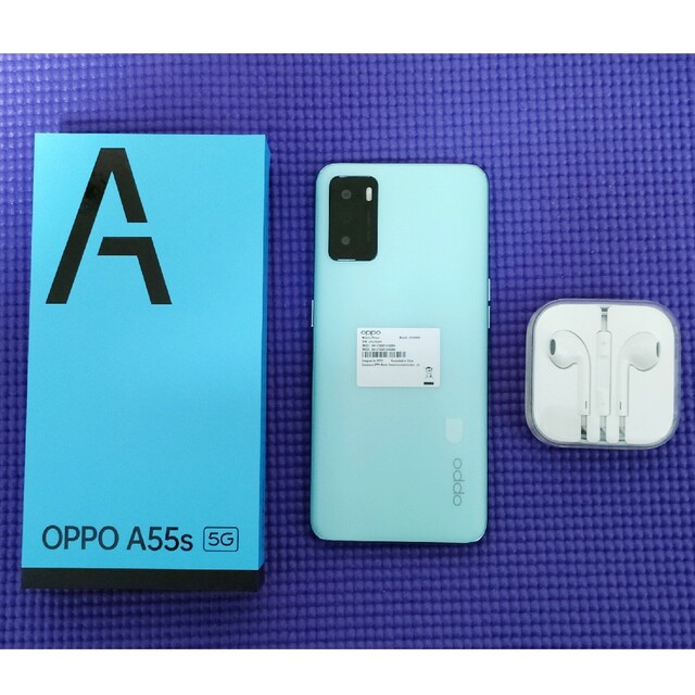 A55s 5G CPH2309 64GB グリーン 版SIMフリー おまけ有スマートフォン/携帯電話