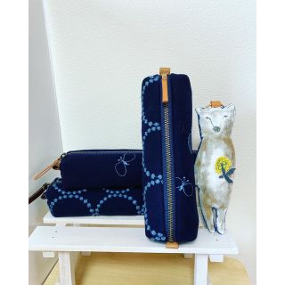 専用　ミナペルホネン　ランランランのファスナーペンケース文房具