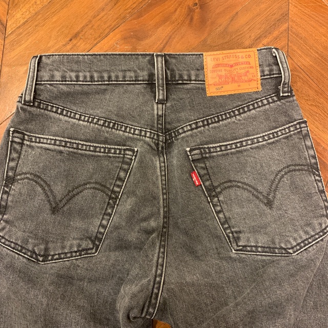 Adam et Rope'(アダムエロぺ)のLevi’s for BIOTOP 501 Black レングス28 size0 レディースのパンツ(デニム/ジーンズ)の商品写真