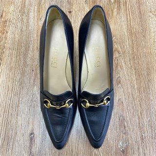 Gucci - r2915 グッチ ホースビット パンプス 37 1/2 の通販 by BRAND ...