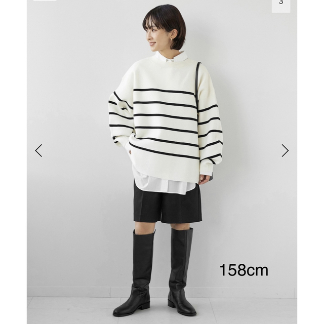 JOURNAL STANDARD relume(ジャーナルスタンダードレリューム)のJOURNAL STANDARD ウォッシャブルサージストレッチハーフパンツ レディースのパンツ(ハーフパンツ)の商品写真