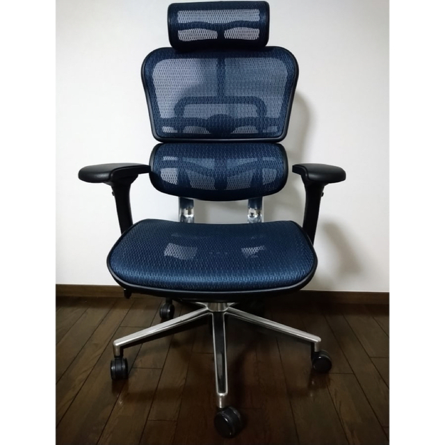 【エルゴヒューマン】ベーシック オフィス チェア オシャレ かっこいい 椅子 インテリア/住まい/日用品のオフィス家具(オフィスチェア)の商品写真