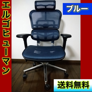 【エルゴヒューマン】ベーシック オフィス チェア オシャレ かっこいい 椅子(オフィスチェア)