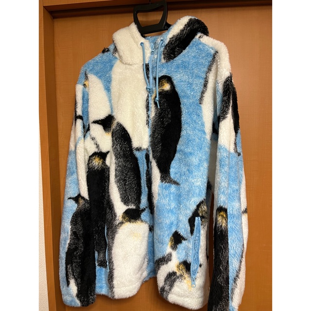 ジャケット/アウターSupreme Penguins hooded fleece jacket L