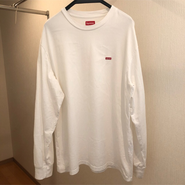 Tシャツ/カットソー(七分/長袖)シュプリーム suprem 正規品 長袖 ロンT スモールボックスロゴ　Tシャツ