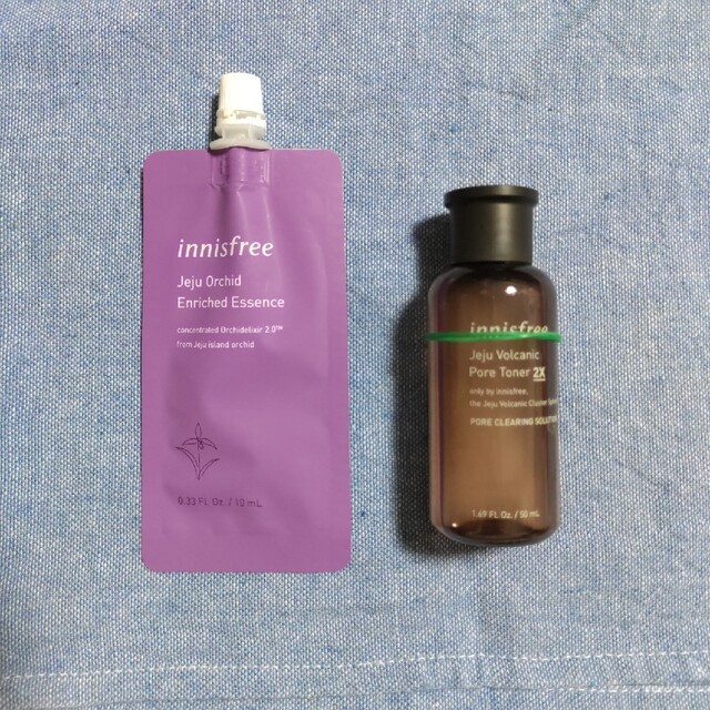 Innisfree(イニスフリー)のInnisfree　ヴォルカニックポアトナー2X　オーキッドエンリッチドセラム コスメ/美容のキット/セット(サンプル/トライアルキット)の商品写真