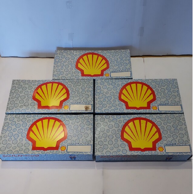 Shellシェル石油株式会社、シェルカードック箱ティッシュ５箱セット、希少非売品