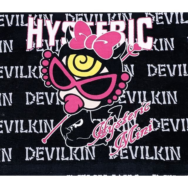 HYSTERIC MINI(ヒステリックミニ)のHYSTERIC MINI　ヒスミニ柄パネル生地　４パネル☆入園・入学に ハンドメイドの素材/材料(生地/糸)の商品写真