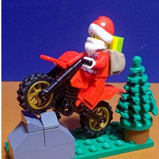 レゴ(Lego)の確認用！レゴ★北極サンタ＆オフロードバイク オリジナル 美品 激カワ(キャラクターグッズ)