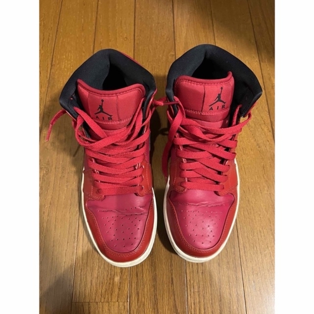 NIKE(ナイキ)のJordan 1 mid Gym Red Black Patent 26cm メンズの靴/シューズ(スニーカー)の商品写真