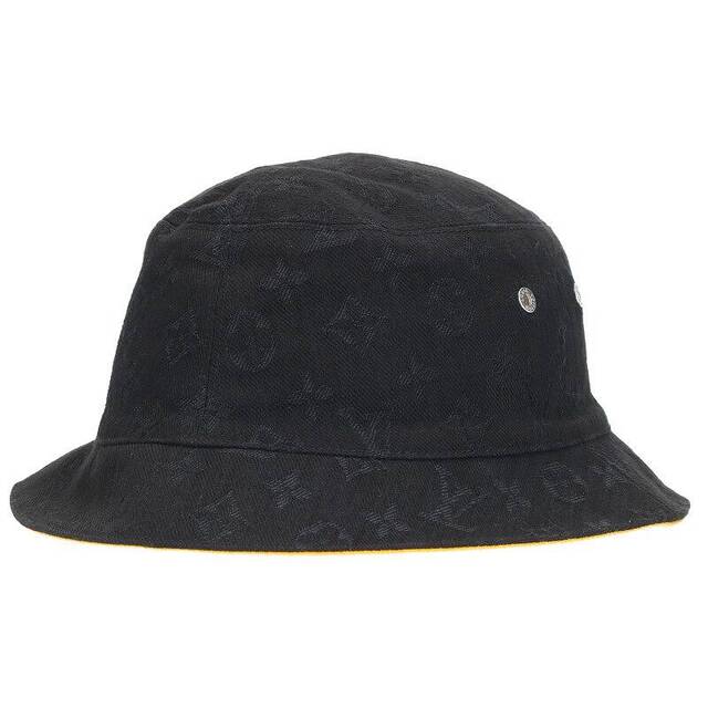 【高額売筋】 VUITTON LOUIS - 60 メンズ モノグラムデニムリバーシブルバケット帽子 シャポー M76209 20SS ルイヴィトン 帽子