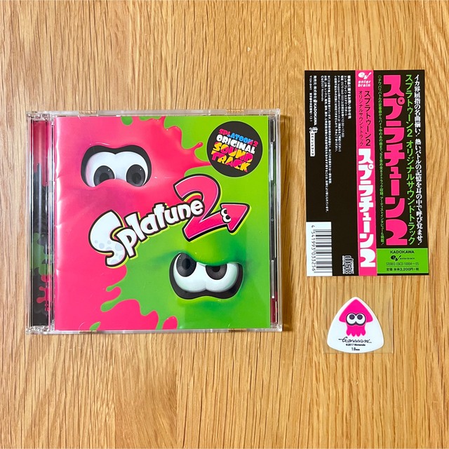 任天堂(ニンテンドウ)のSplatoon2 CD イカすギターピック付 エンタメ/ホビーのCD(ゲーム音楽)の商品写真