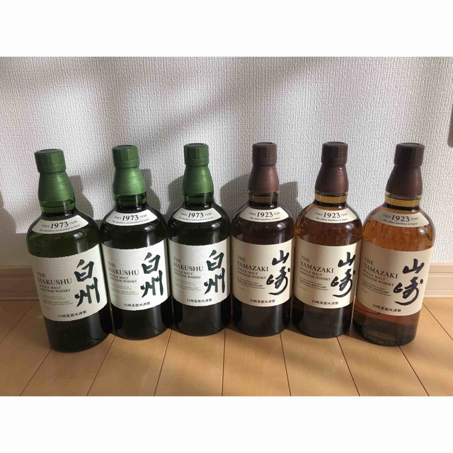 限定価格 SUNTORY 山崎 白州 NV 計6本 新品未開栓 - ウイスキー