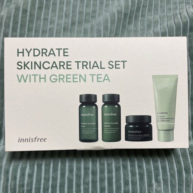 Innisfree(イニスフリー)の【イニスフリー】グリーンティー　スキンケアトライアルセット コスメ/美容のキット/セット(サンプル/トライアルキット)の商品写真