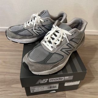 25.5cm New balance 990v5 グレー