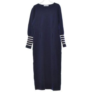 【BORDERSatBALCONY】21AW  LADY KNIT DRESS(ひざ丈ワンピース)