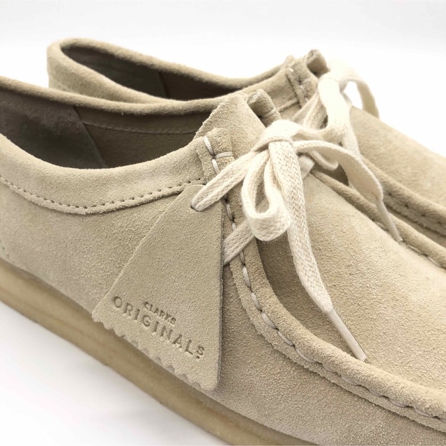 Clarks(クラークス)の【新品！】クラークス ワラビー モカシンブーツ スェード メープル 23.5cm レディースの靴/シューズ(ブーツ)の商品写真