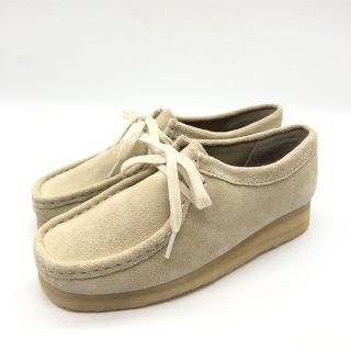 クラークス(Clarks)の【新品！】クラークス ワラビー モカシンブーツ スェード メープル 23.5cm(ブーツ)