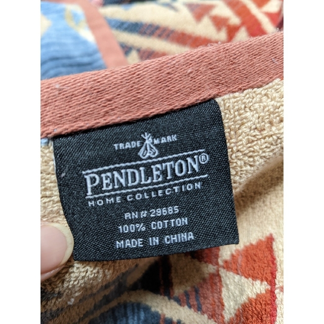 PENDLETON(ペンドルトン)のchage様専用　美品　PENDLETONタオルブランケット★ インテリア/住まい/日用品のラグ/カーペット/マット(ラグ)の商品写真