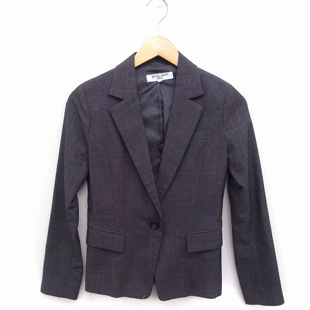 NATURAL BEAUTY BASIC(ナチュラルビューティーベーシック)のナチュラルビューティーベーシック パンツスーツ 上下セット テーラードジャケット レディースのフォーマル/ドレス(スーツ)の商品写真