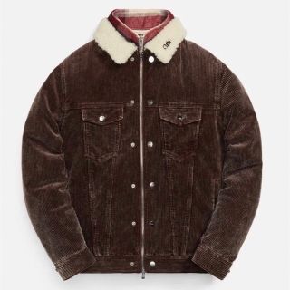 KITH キス 22AW Corduroy Laight Jacket 裏ボアコーデュロイジャケット ブラウン KHM010210