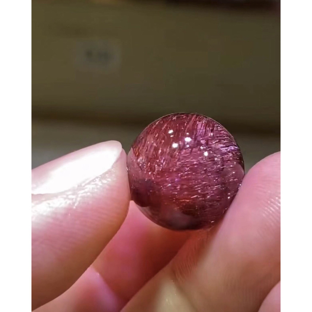⭐︎【高級】フラワー パープルルチル スーパーセブン 丸玉 16mm ...