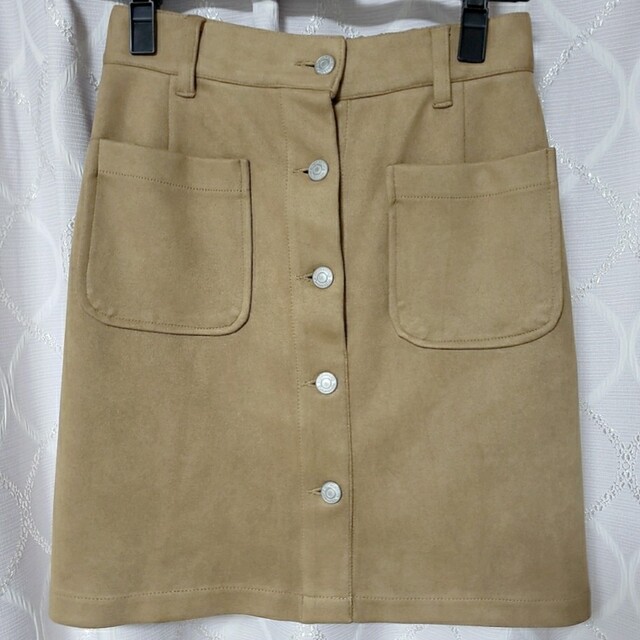 EMSEXCITE(エムズエキサイト)のエムズエキサイト スエード スカート M レディースのスカート(ひざ丈スカート)の商品写真