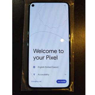 グーグルピクセル(Google Pixel)のPixel5 128GB ブラック　本体　simfree 本体　美品中古(スマートフォン本体)