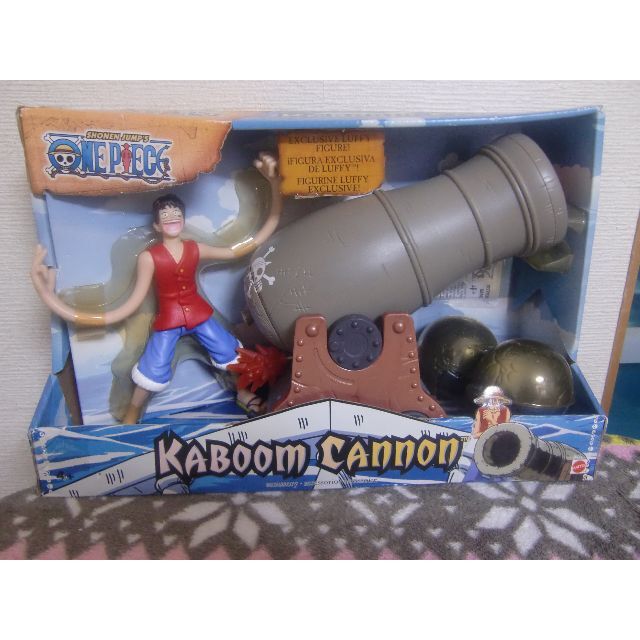 ONE PIECE(ワンピース)のONE PIECE KABOOM CANNON  ルフィと大砲のセット  エンタメ/ホビーのおもちゃ/ぬいぐるみ(キャラクターグッズ)の商品写真