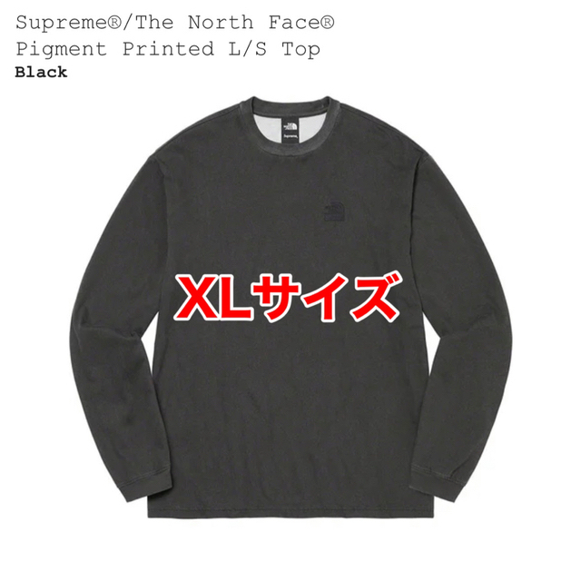 Supreme North Face  Pigment L/S XL 黒