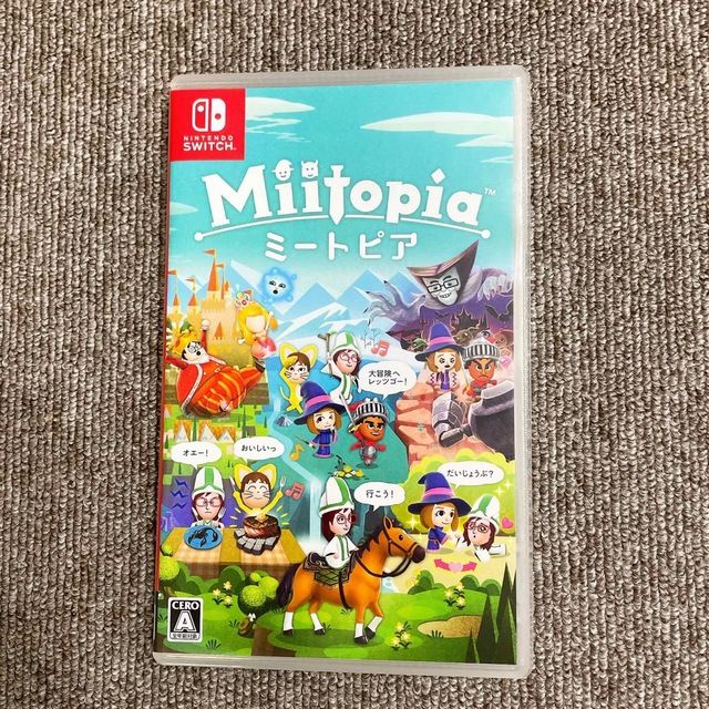 Nintendo Switch(ニンテンドースイッチ)のMiitopia ミートピア エンタメ/ホビーのゲームソフト/ゲーム機本体(家庭用ゲームソフト)の商品写真