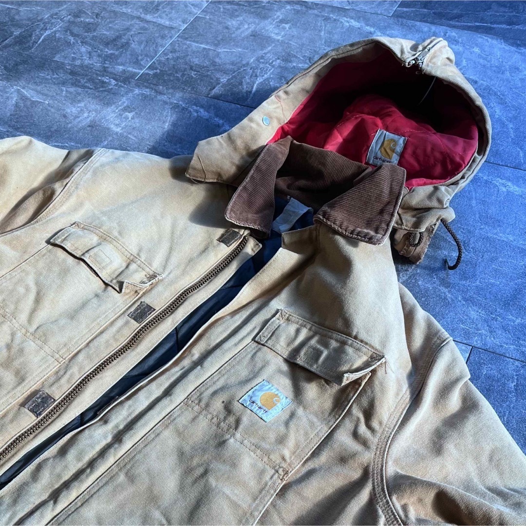 【激レア】carhartt トラディショナルコート ワークジャケット フード