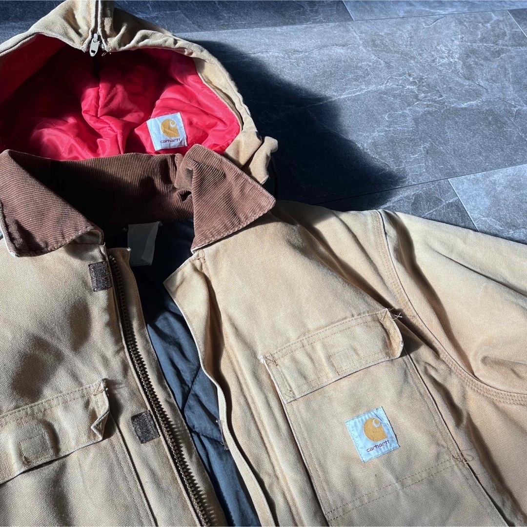 【激レア】carhartt トラディショナルコート ワークジャケット フード付き