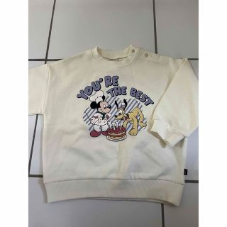 フタフタ(futafuta)のバースデイフタフタディズニーレトロミッキープルートトレーナー90(Tシャツ/カットソー)