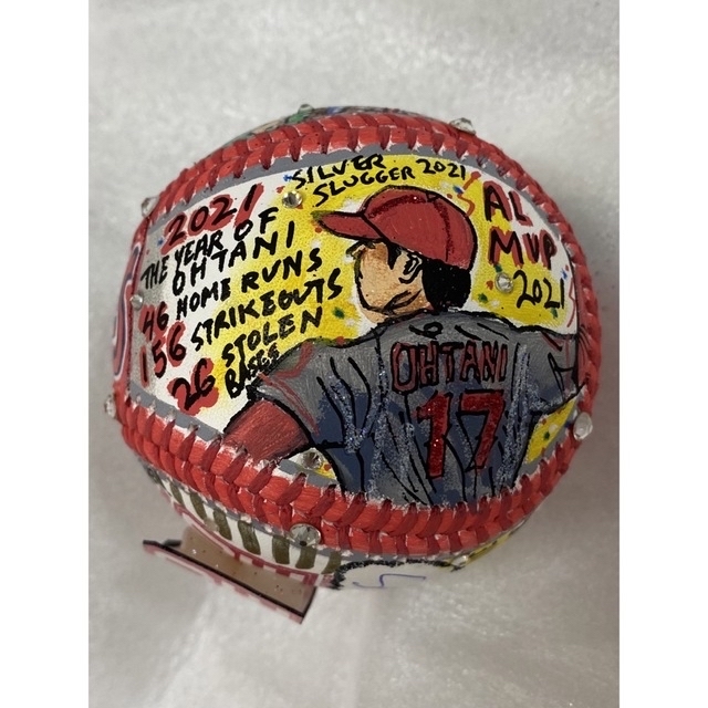 10%OFF】 大谷翔平 チャールズファジーノ サインボール 記念品+関連