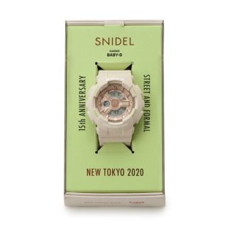 スナイデル(SNIDEL)のSNIDEL×CASIO Baby-G スナイデル15周年記念モデル　新品未使用(腕時計)