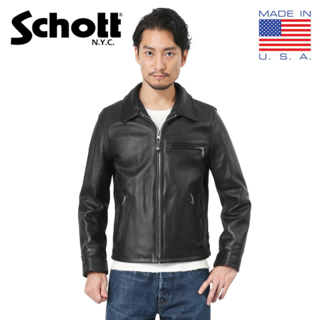 schott(ショット)の［まさき様専用］Schott 103US レザートラッカージャケット メンズのジャケット/アウター(ライダースジャケット)の商品写真