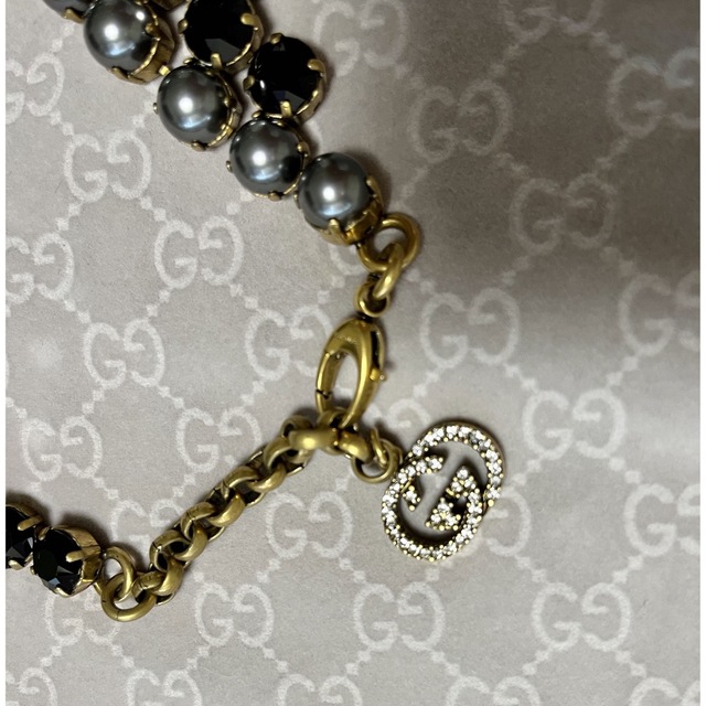 中古価格12万円で購入 GUCCI ゴージャス&シック ネックレス パーティー