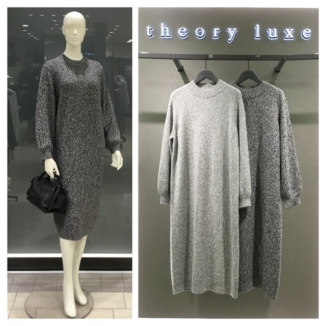 美品☆セオリーリュクス ウール カシミヤ ニットワンピース www.lram